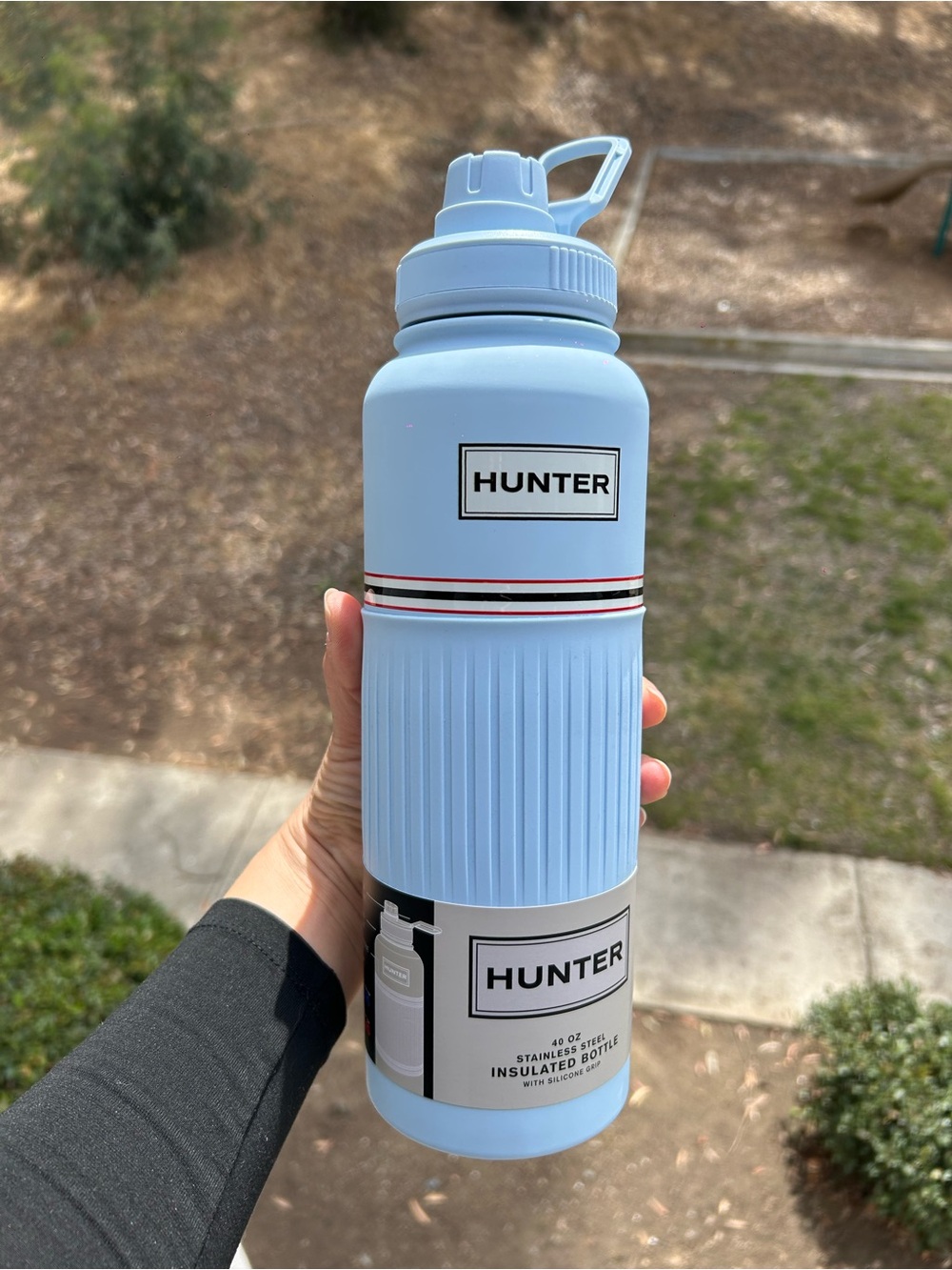 Hunter GoGrip 40oz. Hydration Stainless Steel Tumbler with Carry Handle